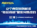 课时7：汪泽 | 12个典型案例解读“驰名商标”是如何炼成的