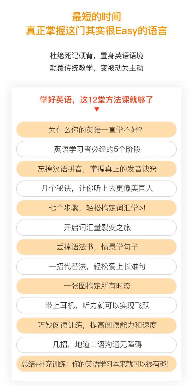 学好英语必听的12堂方法课