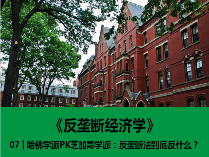 07 | 哈佛学派PK芝加哥学派：反垄断法到底反什么？