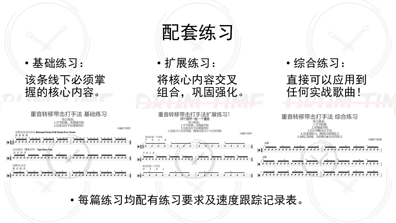 鼓时鼓刻原创架子鼓进阶提高课程系列