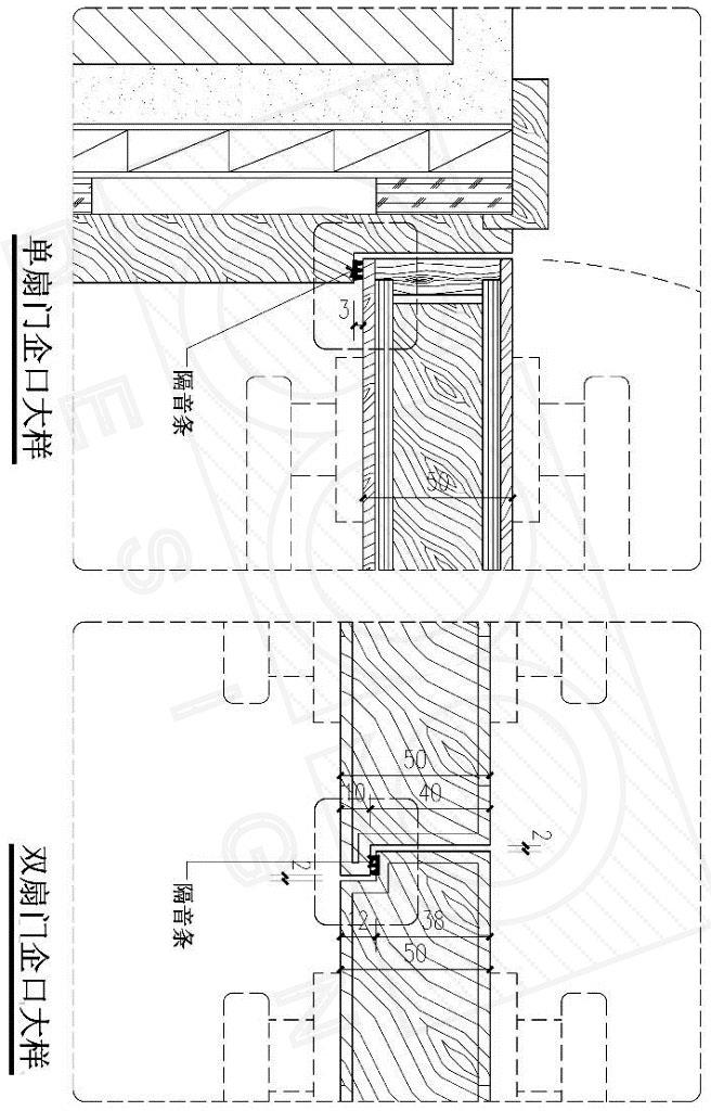 室内门的隔音处理方法论 - 平开门体系-06