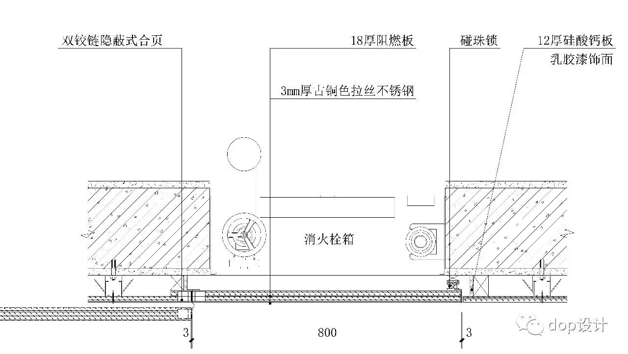 消防栓暗门