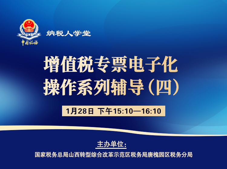 增值税专票电子化操作系列辅导（四） 