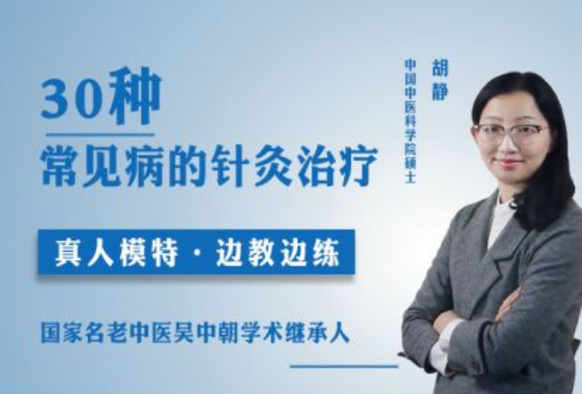 【30种常见病的针灸治疗】 真人模特 边教边练