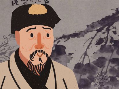 泼出来的墨葡萄——徐渭