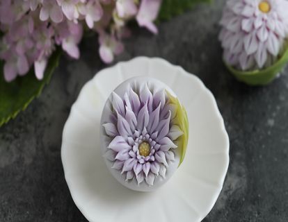 香薰蜡烛451：果子蜡烛--多层菊