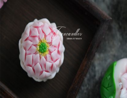 香薰蜡烛455：果子蜡烛--立体莲花