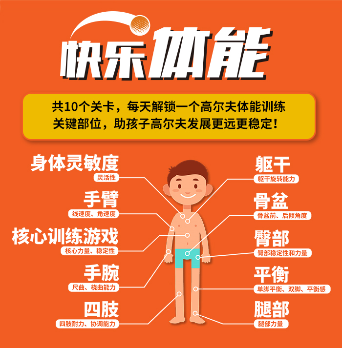 青少年高尔夫在家训练
