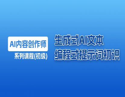 12 生成式AI文本编程式提示词初识