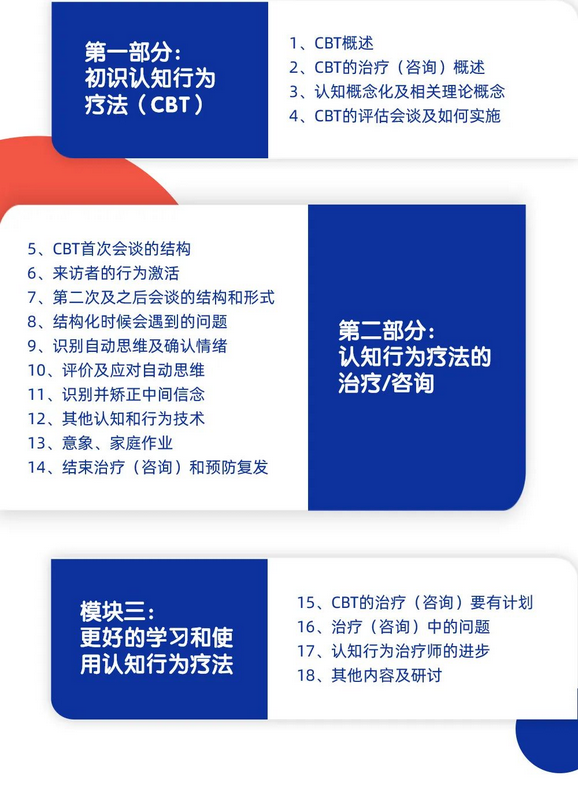 《认知疗法：基础与应用》讲解学习营