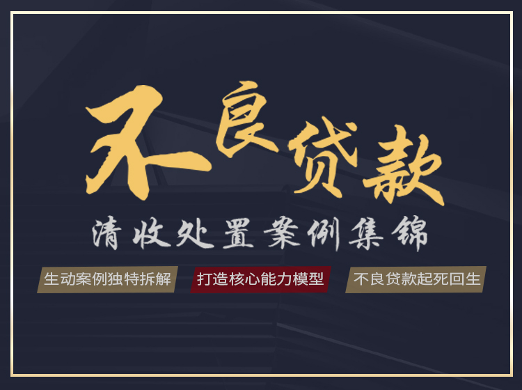 不良贷款清收处置案例集锦