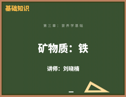 11、矿物质：铁