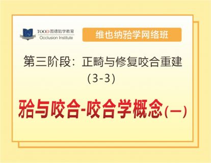 第三阶段（3-3）𬌗与咬合—咬合学概念（一）