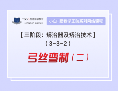 【三阶段3-3-2】弓丝弯制（二）