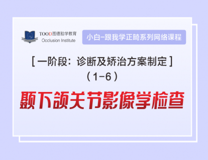 【一阶段1-6】颞下颌关节影像学检查
