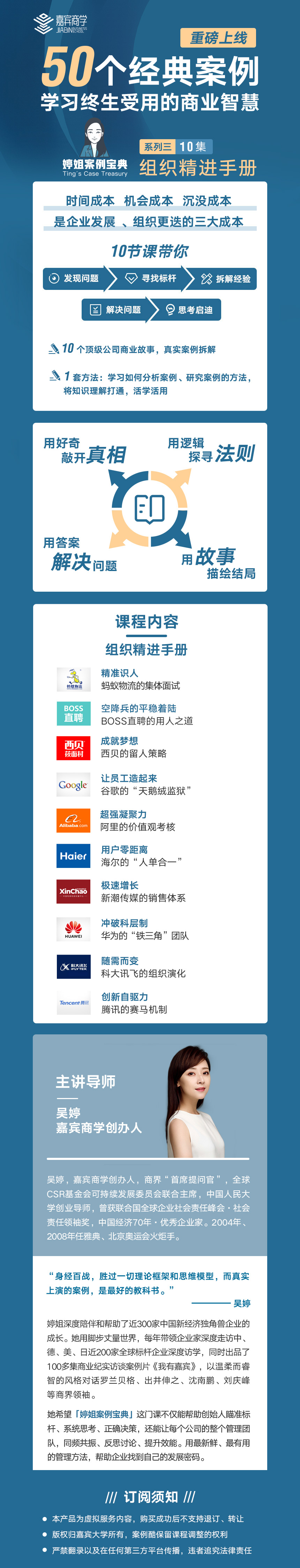 婷姐案例宝典-组织精进手册（共10集）