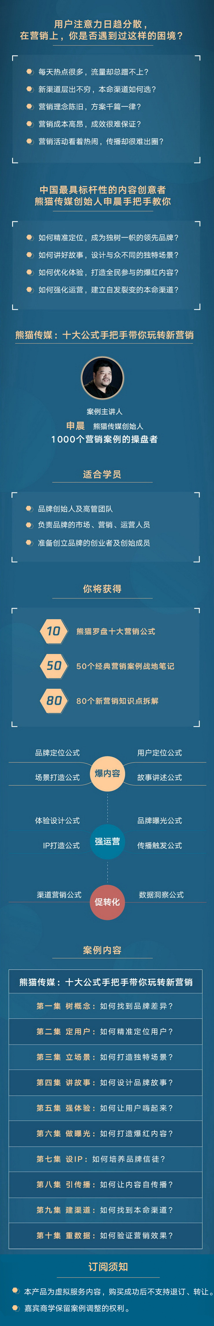 申晨：十大公式手把手带你玩转新营销（共12集）