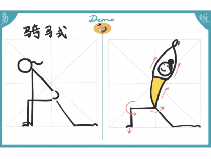 新月式：Anjaneyasana（Low Lunge）