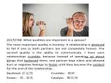 20170708  What qualities are important in a spouse?
