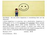 20170624  Do you think happiness is something that can be attain