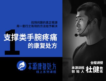 支撑类手腕疼 | 1讲