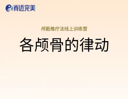 【11讲实操】各颅骨的律动