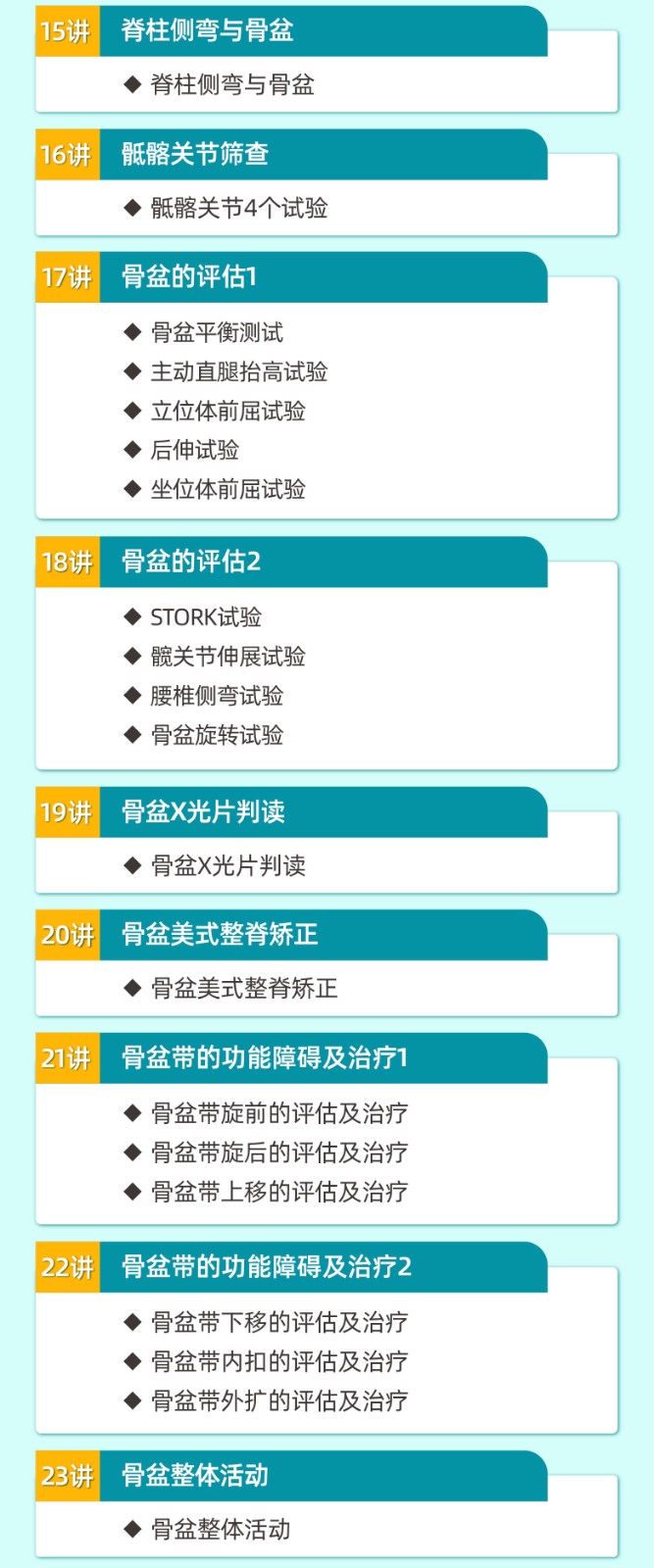 朱国苗-骨盆和骶髂关节功能解剖-手法操作指南