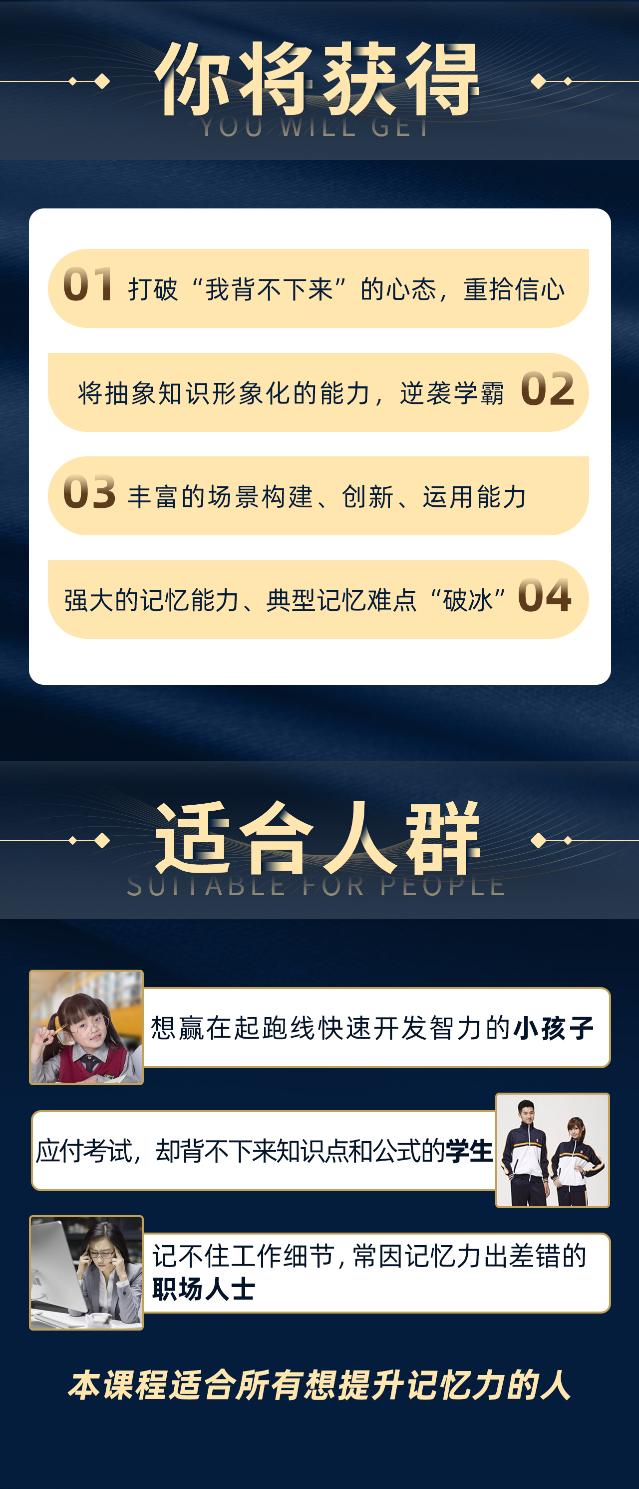 世界记忆大师都在用的26节超级记忆课：工作/生活/学习，告别死记硬背，快速提高记忆力！