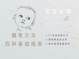 1.握笔方法&四种基础线条