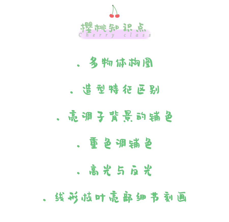 水彩基础教学：水果系列