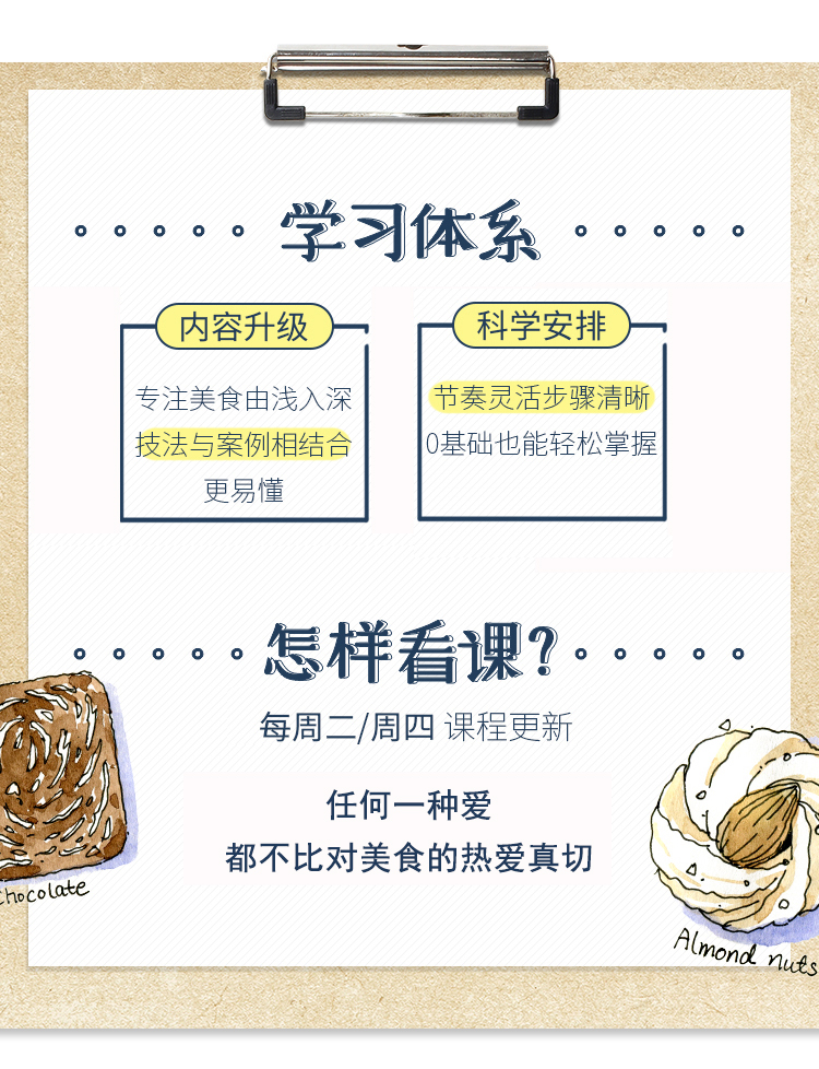 一支笔超简单淡彩手绘·美食篇