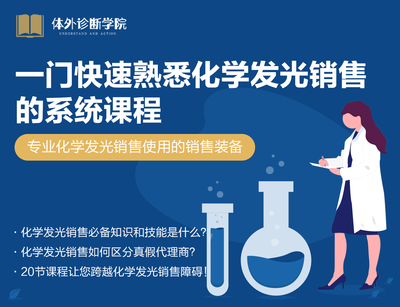 化学发光业务销售实战进阶视频课