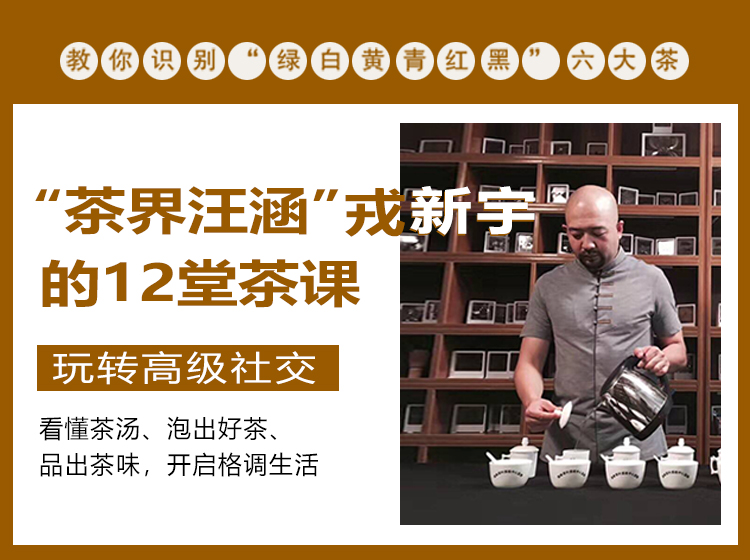 茶艺大师戎新宇：人称茶界汪涵，12堂茶课带你玩转社交