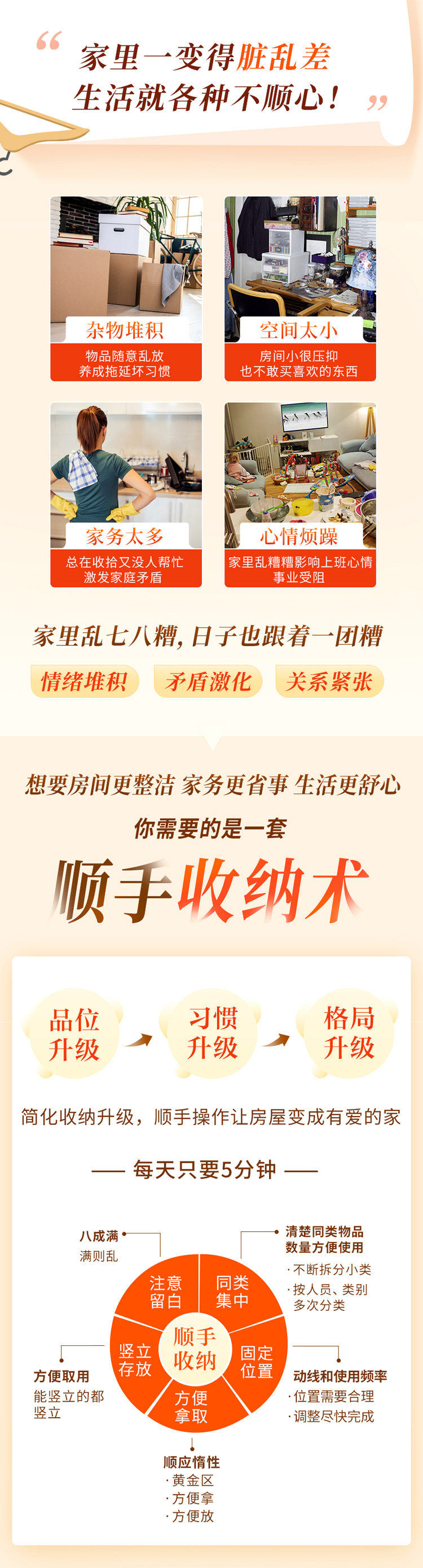 17堂顺手收纳术：学会断舍离，轻松打造温馨有爱的家！