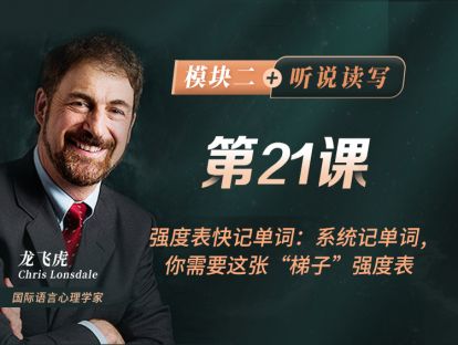 第21课 强度表快记单词：系统记单词，你需要这张“梯子”强度表