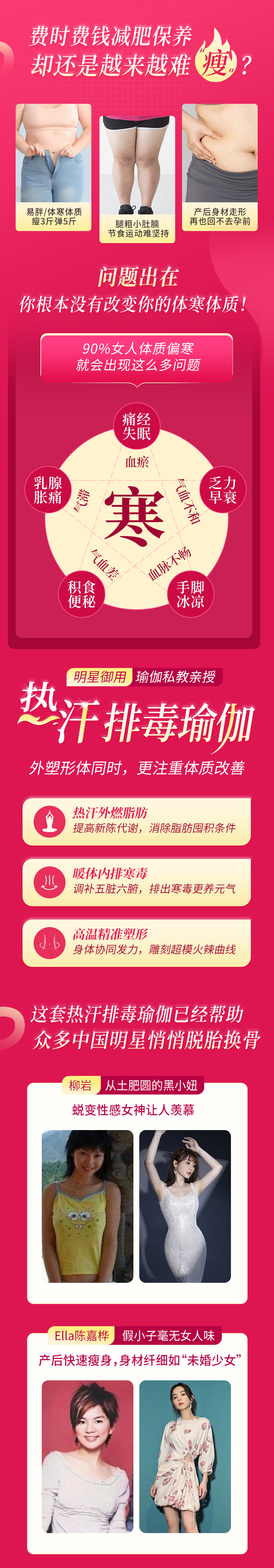Ella、柳岩御用瑜伽私教：火爆全网的热汗排毒瑜伽，速燃脂，排毒素，美全身