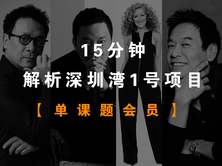 深圳湾1号项目解析（单课题会员）