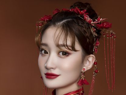 新中式编发新娘造型---第三款
