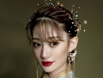 新中式编发新娘造型---第二款