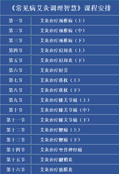 常见病艾灸调理智慧