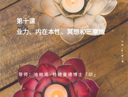 第十集：业力、内在本性、冥想和三摩地