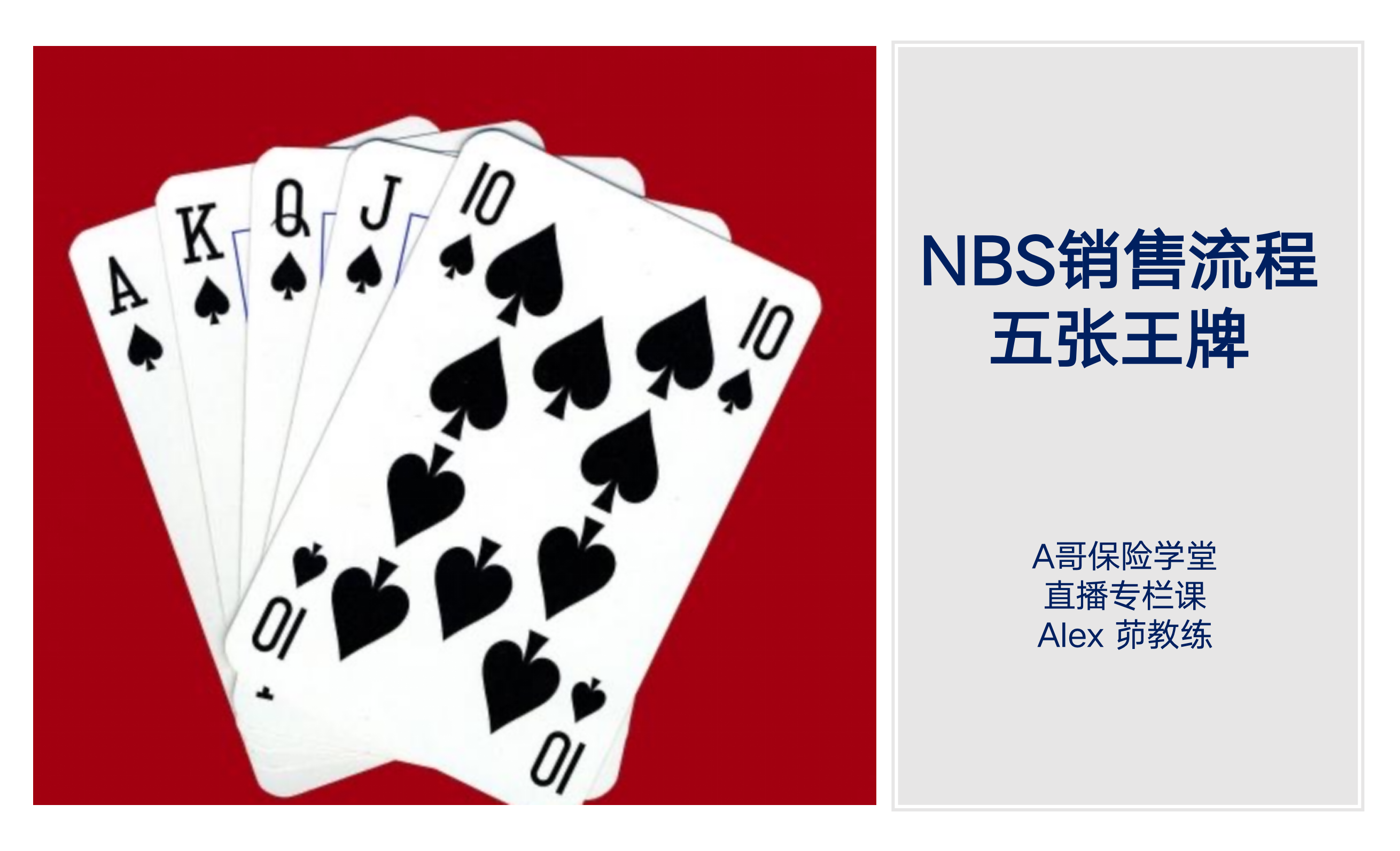 「五张王牌」-藏在NBS销售流程里的秘密武器