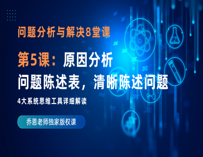 第5课：问题陈述表，清晰地陈述问题