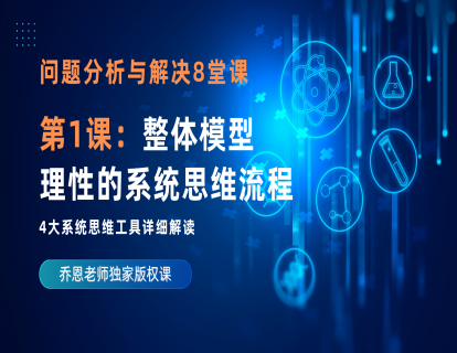 第1课：课程整体模型：理性的系统思维流程模型   