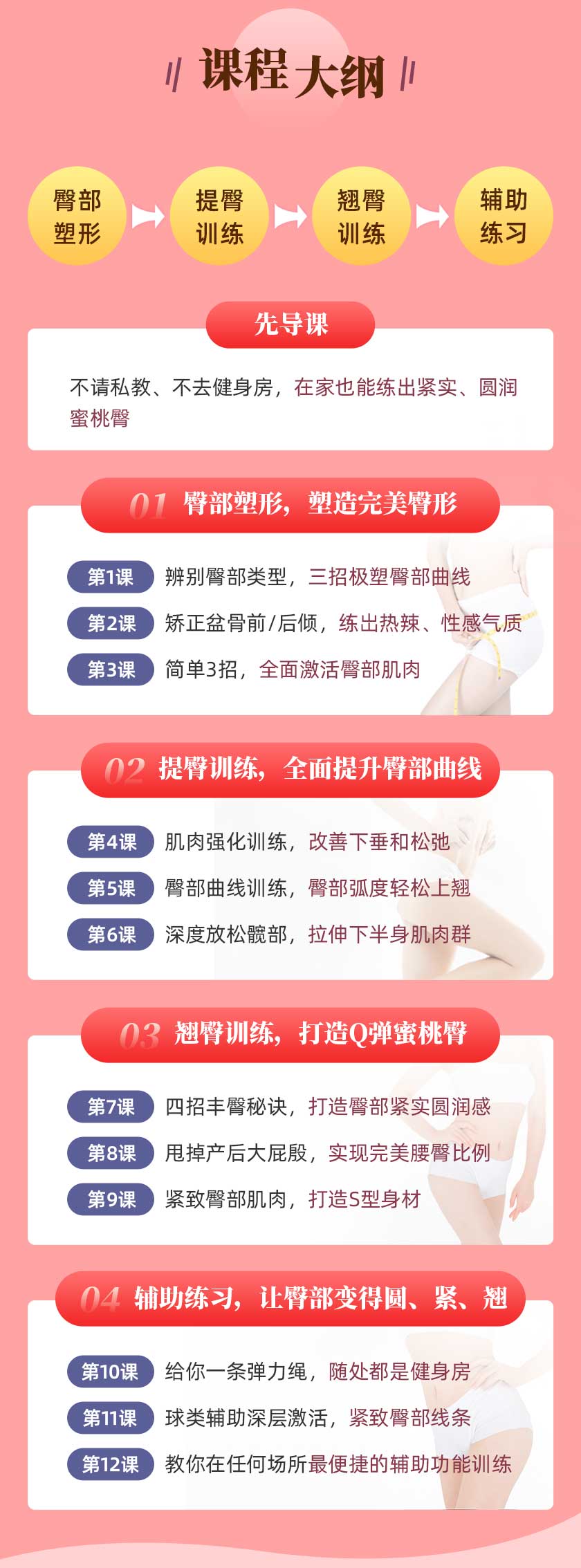 每天15分钟，在家就能练出圆、紧、翘性感蜜桃臀，让男人动心，女人羡慕