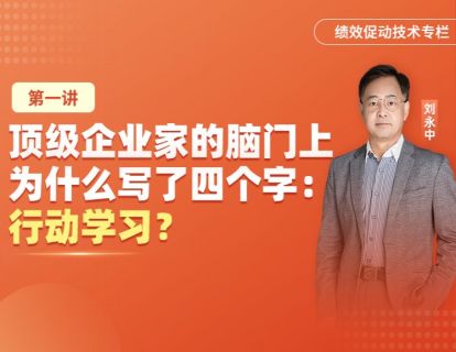 01 顶级企业家的脑门上为什么写了四个字：行动学习?