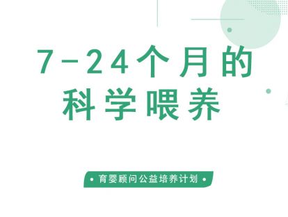 7-24个月的科学喂养指南