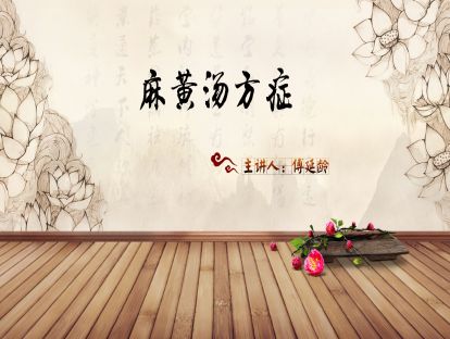 03.傅延龄：经方麻黄剂的理论与临床应用-麻黄汤方症
