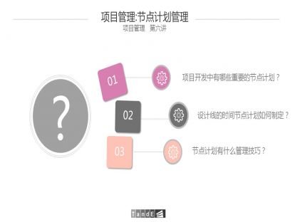 房地产设计管理从入门到精通——节点计划管理