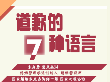 夫妻道歉的7种语言